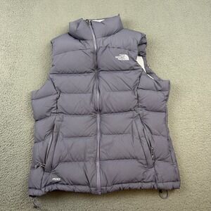 The North Face Women's 700 Fill Down Puffer Vest in Charcoal